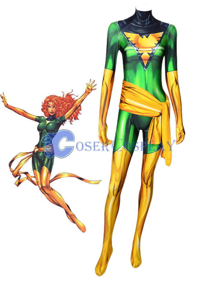 2018 X men Phoenix Jean Grey Cosplay Costume